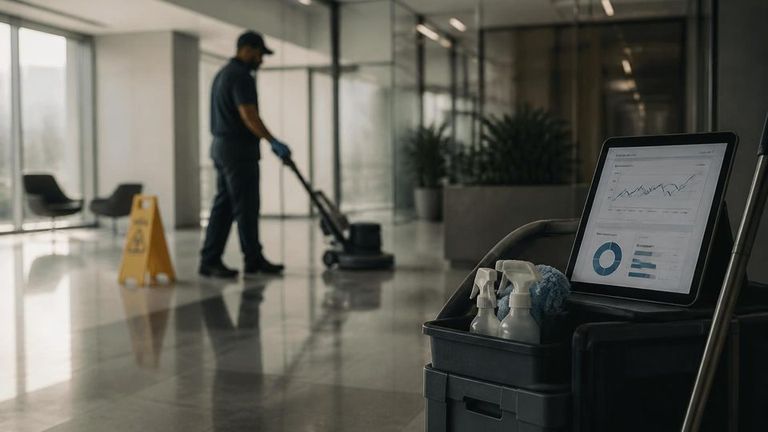 ABM Industries AI Market Strategy Report - Commercial Cleaning Services