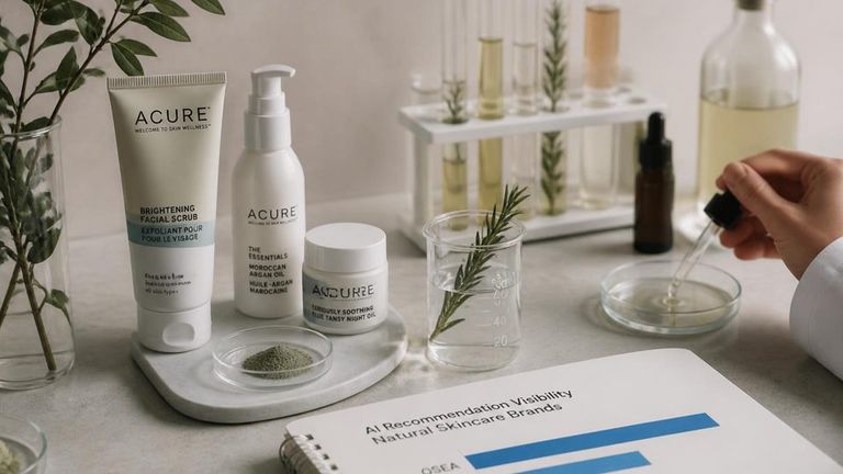 Acure AI Market Strategy Report - Natural Skincare Brand