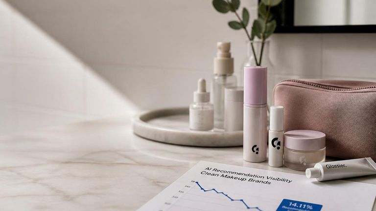 Glossier AI Market Strategy Report - Clean Makeup Brands