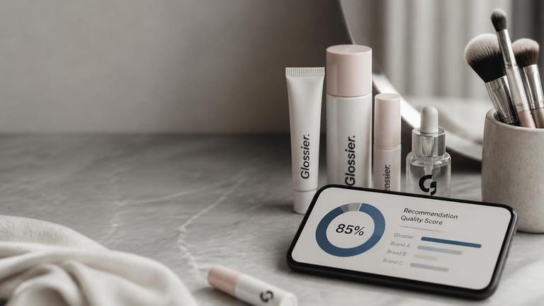 Glossier AI Market Strategy Report - Prestige Makeup Brands