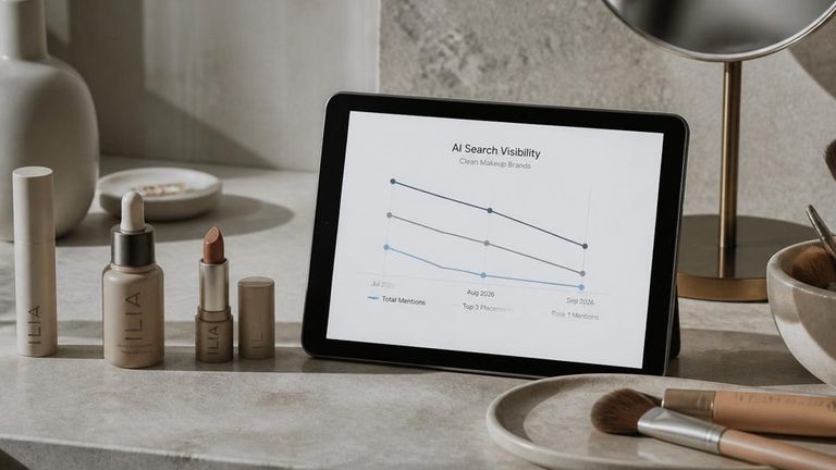 ILIA Beauty AI Market Strategy Report - Clean Makeup Brands