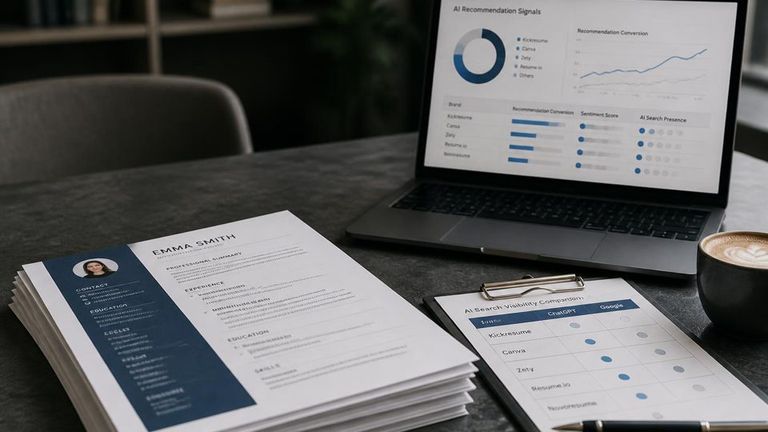 Kickresume AI Market Strategy Report - Resume Builders