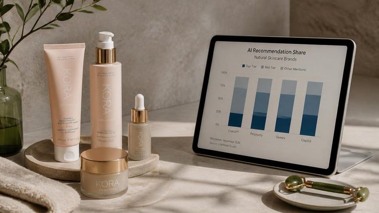 KORA Organics AI Market Strategy Report - Natural Skincare Brand