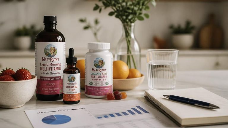 MaryRuth Organics AI Market Strategy Report - Kids Vitamins & Family Wellness