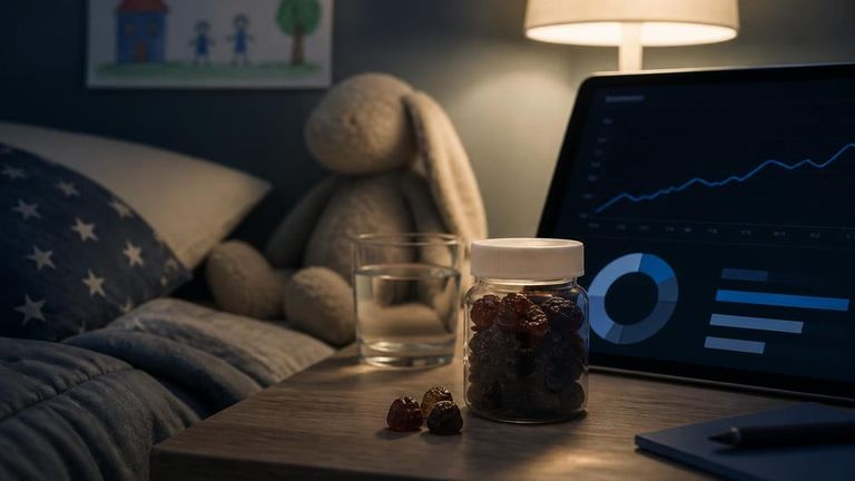 Olly Kids AI Market Strategy Report - Sleep & Stress Supplements