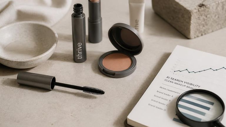 Thrive Causemetics AI Market Strategy Report - Clean Makeup Brands
