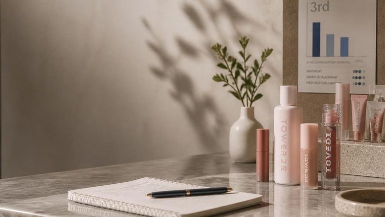 Tower 28 AI Visibility Market Strategy Report - Clean Makeup Brands